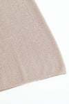 SWAYING/KNIT seamless halter neck long skirt SW24SS2L17 almond color PS68